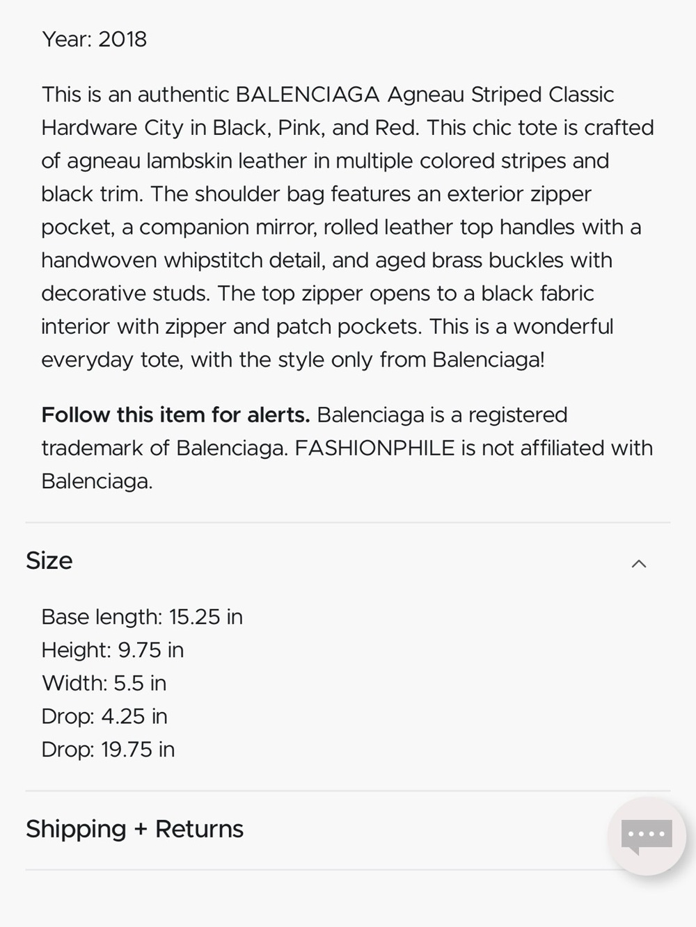 Balenciaga City Bag Striped - Picture 4 of 16